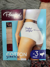 Charger l&#39;image dans la galerie, Pack de 3 Culottes Coton Taille Haute PLAYTEX
