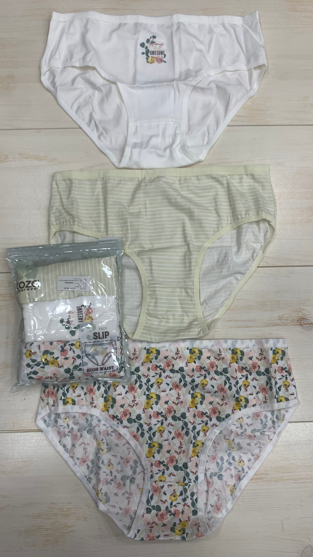 Pack 3 Culottes Coton KOZA Grande Taille