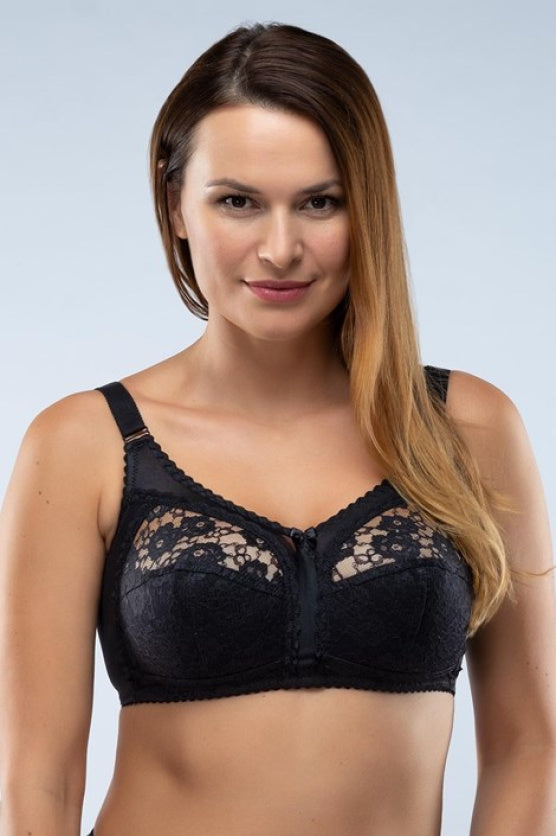 Soutien gorge Sans Armatures FELINA Dentelle Noir