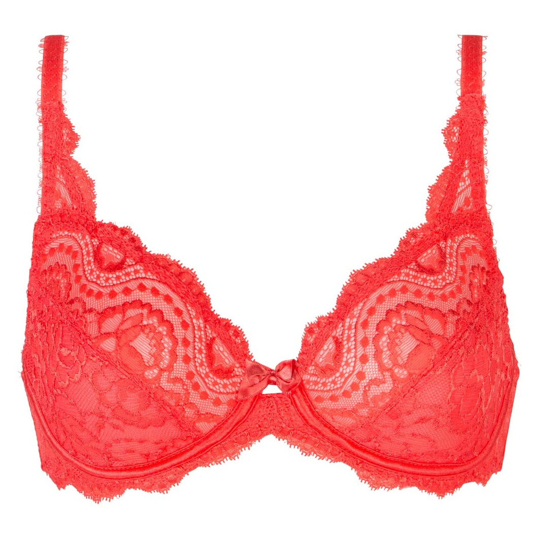 Soutien-gorge en dentelle sans éponge Playtex P5832 Corail