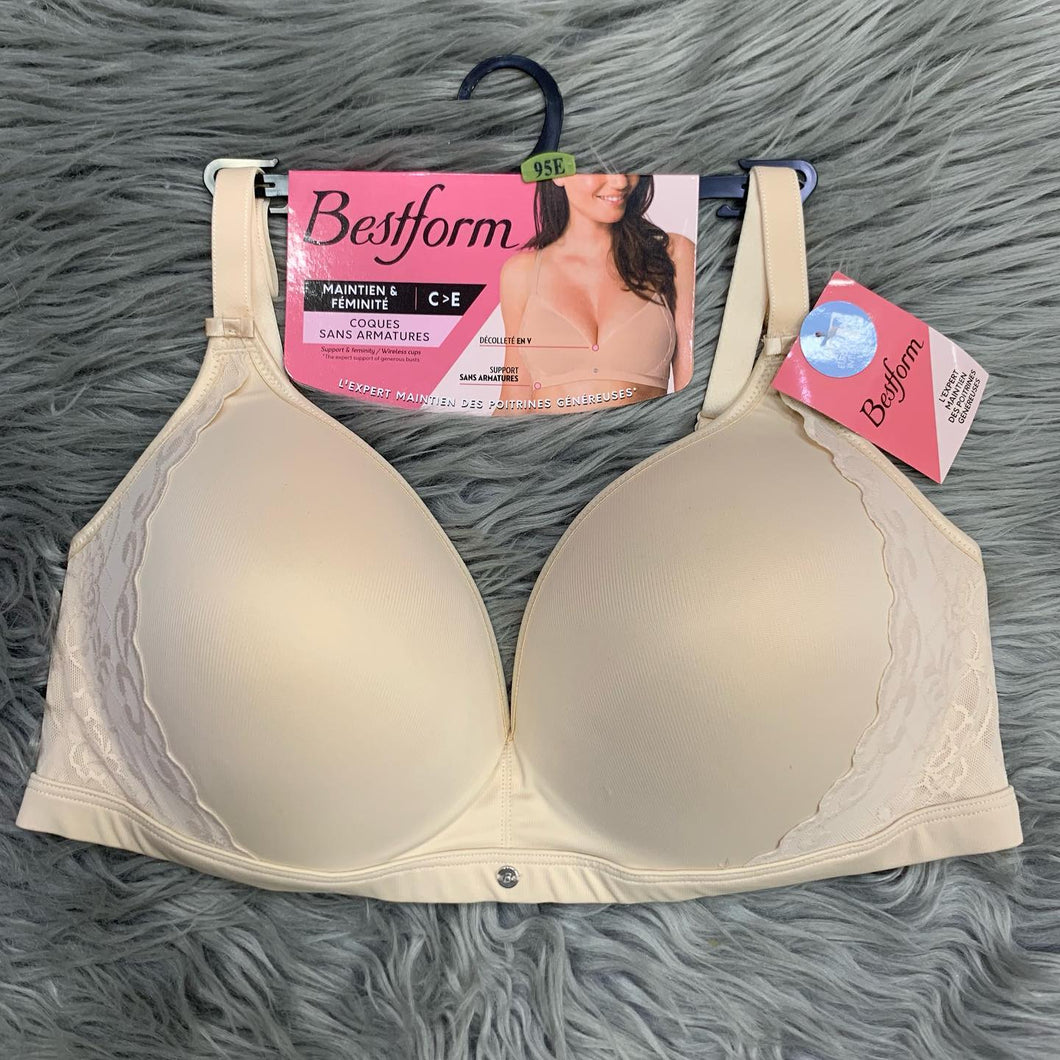 Soutien gorge Coque Sans Armatures BESTFORM Beige